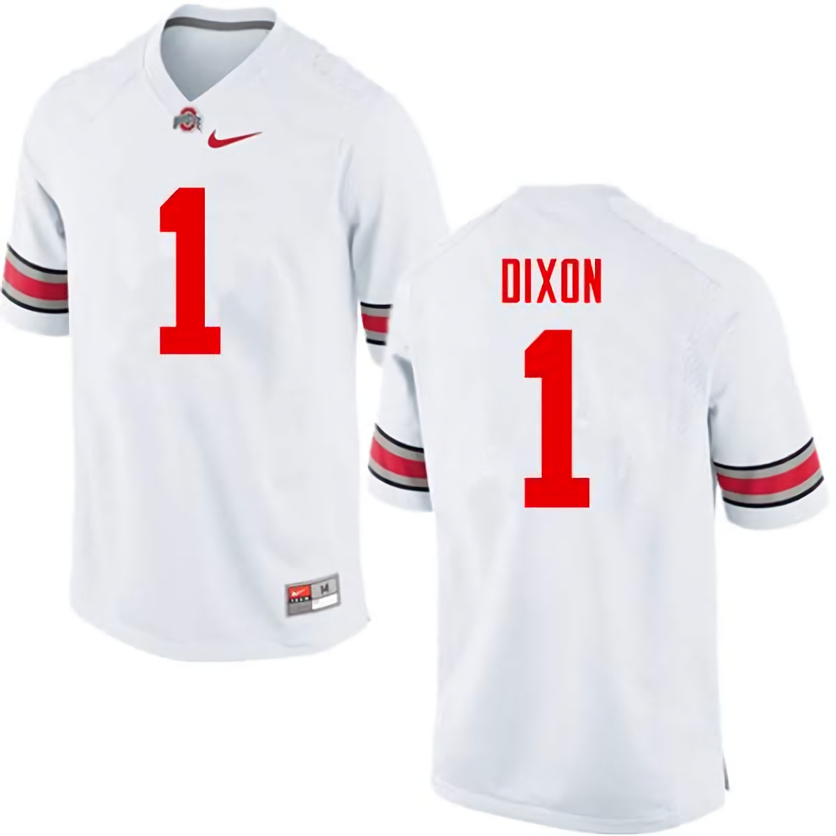 Johnnie Dixon Ohio State Buckeyes Men's NCAA #1 Nike White College Stitched Football Jersey NEP7456VG